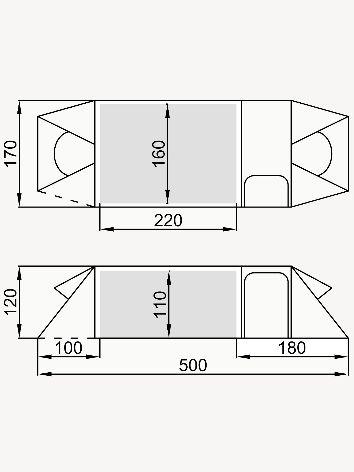Палатка BASK VOSTOK 3 (Зеленый, 3-х местная)