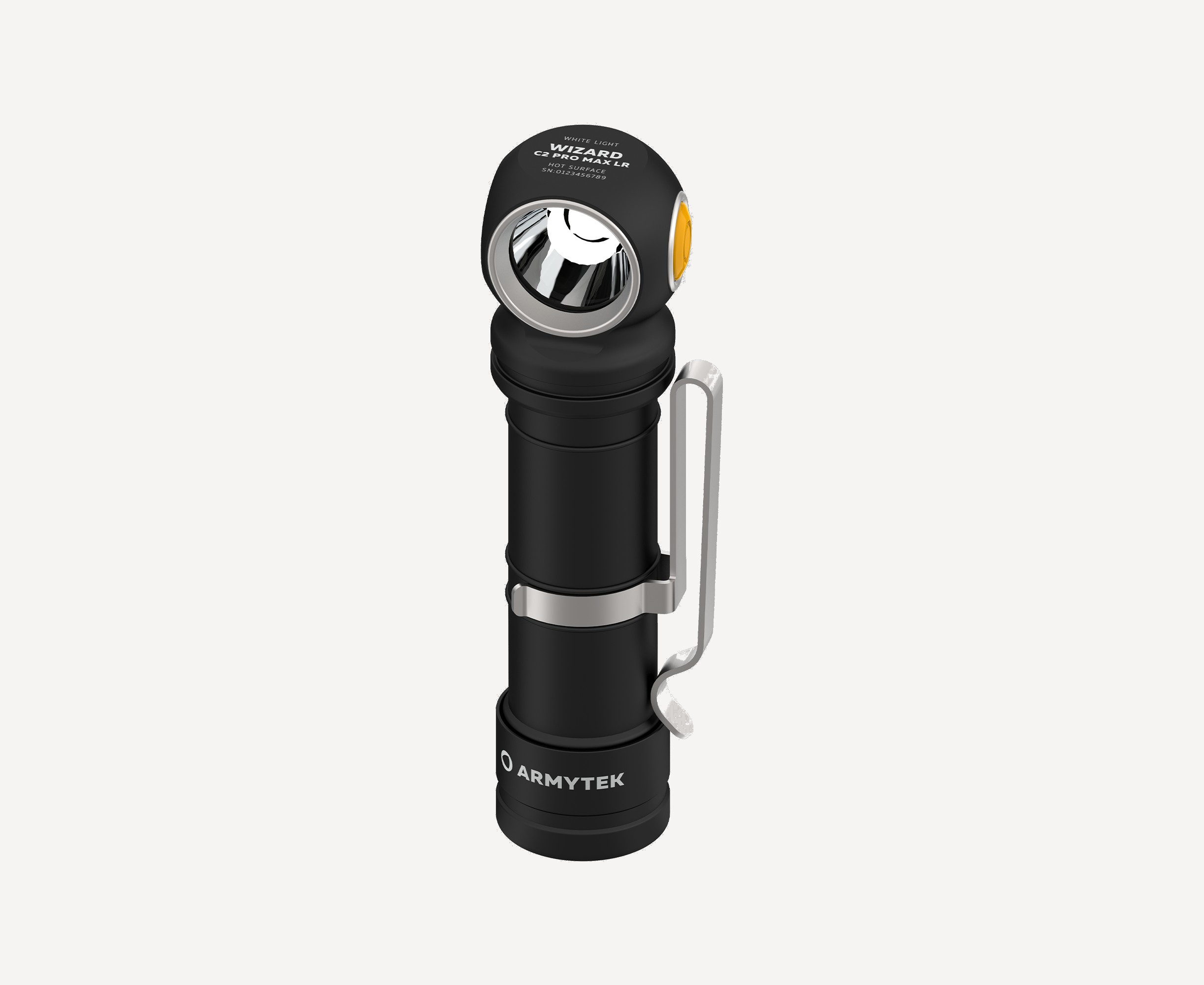 Фонарь ArmyTek Wizard С2 Pro Max LR (Black; Tеплый; 3870 Люмен)