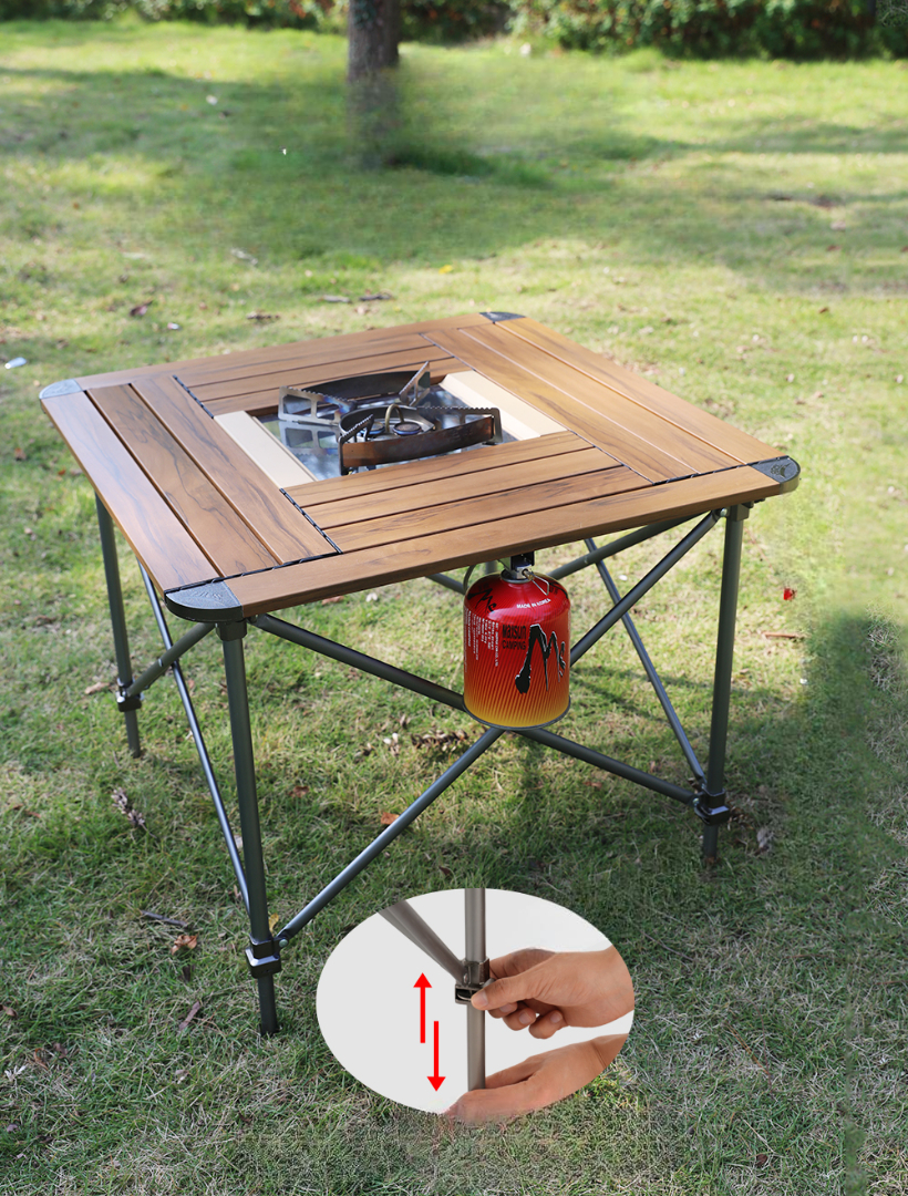 Стол складной Хот-Спот BRS-Z31С (Дерево; 69x69х47-77см)