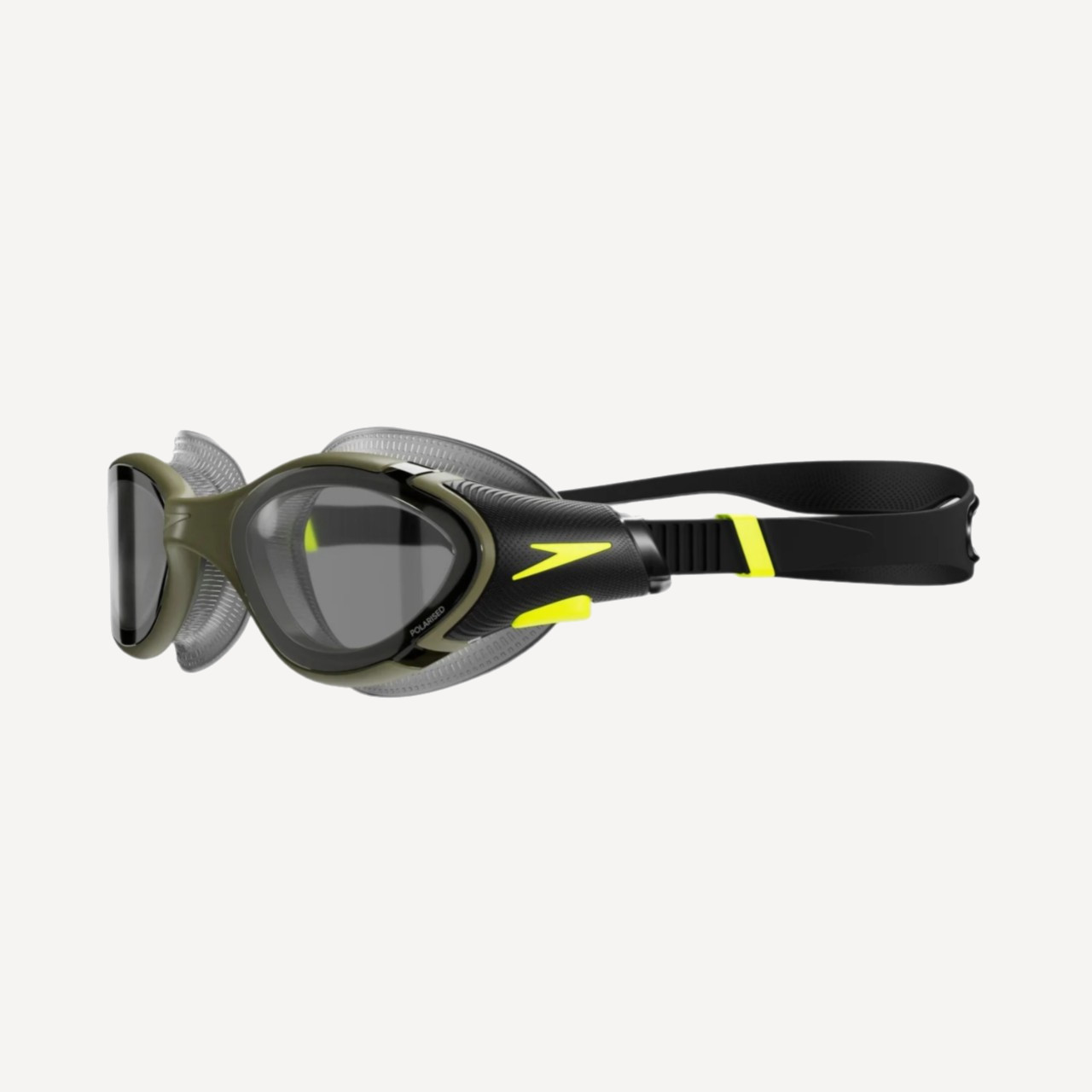 Очки для плавания Speedo Biofuse 2.0 Polarised (поляризационные; черный/зеленый)