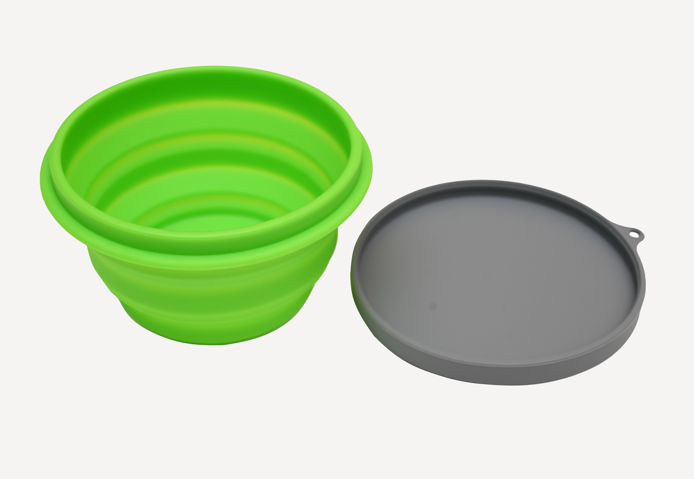 Миска складная GORAA Silicone Cup 1L (GreenGrass/Grey; 1л) Миска складная GORAA Silicone Cup 1L (GreenGrass/Grey; 1л)