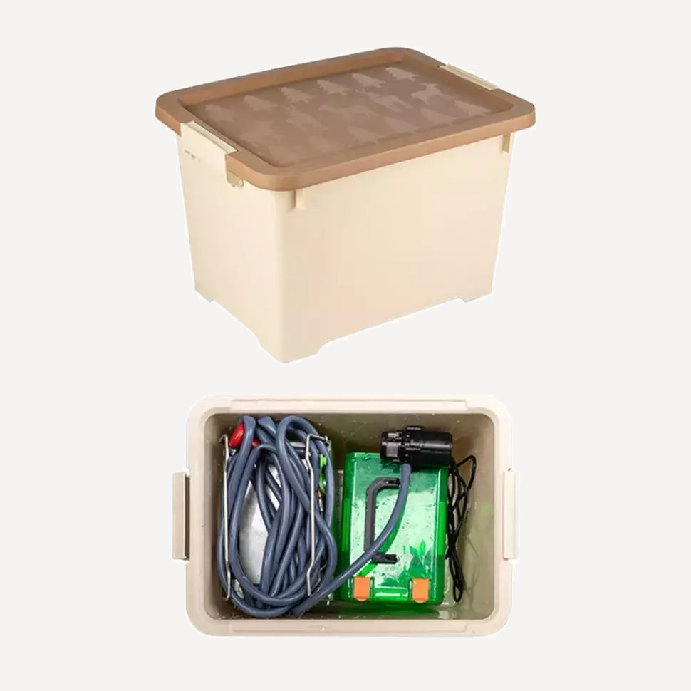 Душ с Газовым нагревом BRS-93+BoxQ5 (Зеленый/Голубой, 450х300х250мм)