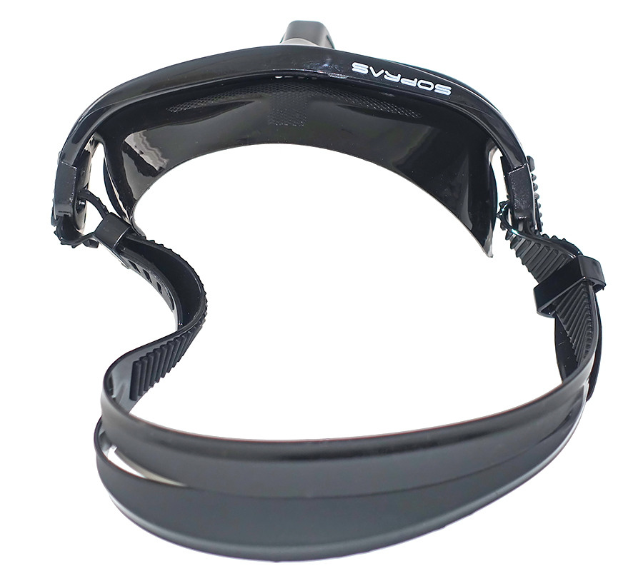 Маска Sferica (прозрачный силикон; white/black)