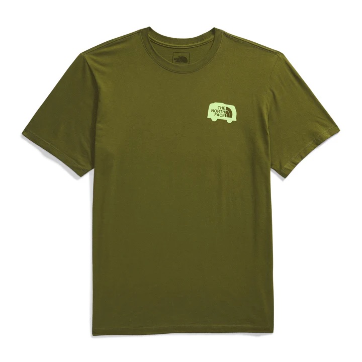 Футболка TNF S/S Brand Proud Tee (Мужской; S; ForestOlive AstroLime)