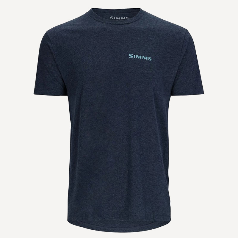 Футболка Simms Species T-Shirt (Мужской; XL; Navy Heather)