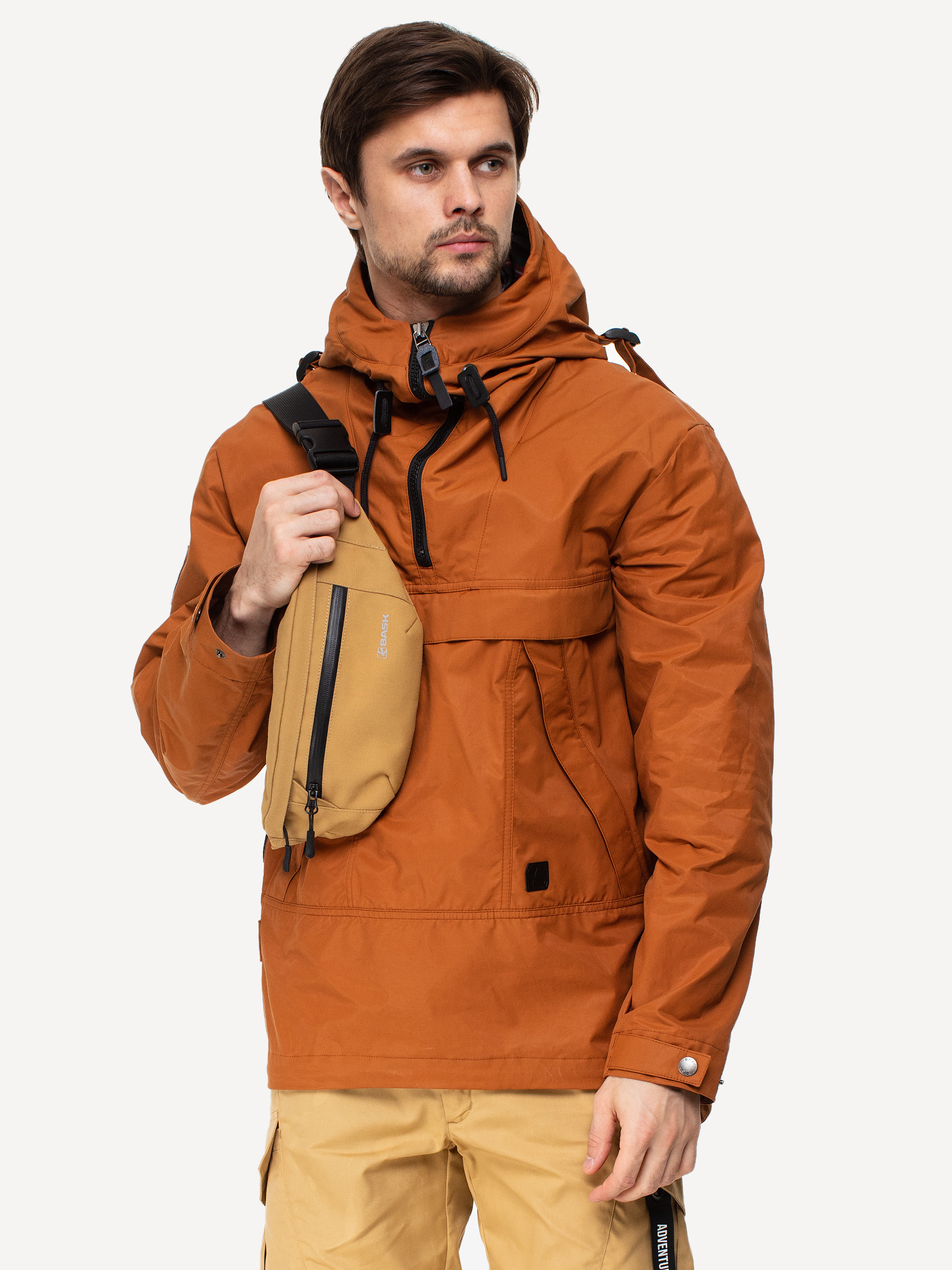 Сумка поясная BASK ViVi (Бежевый; 13х40х7 см)