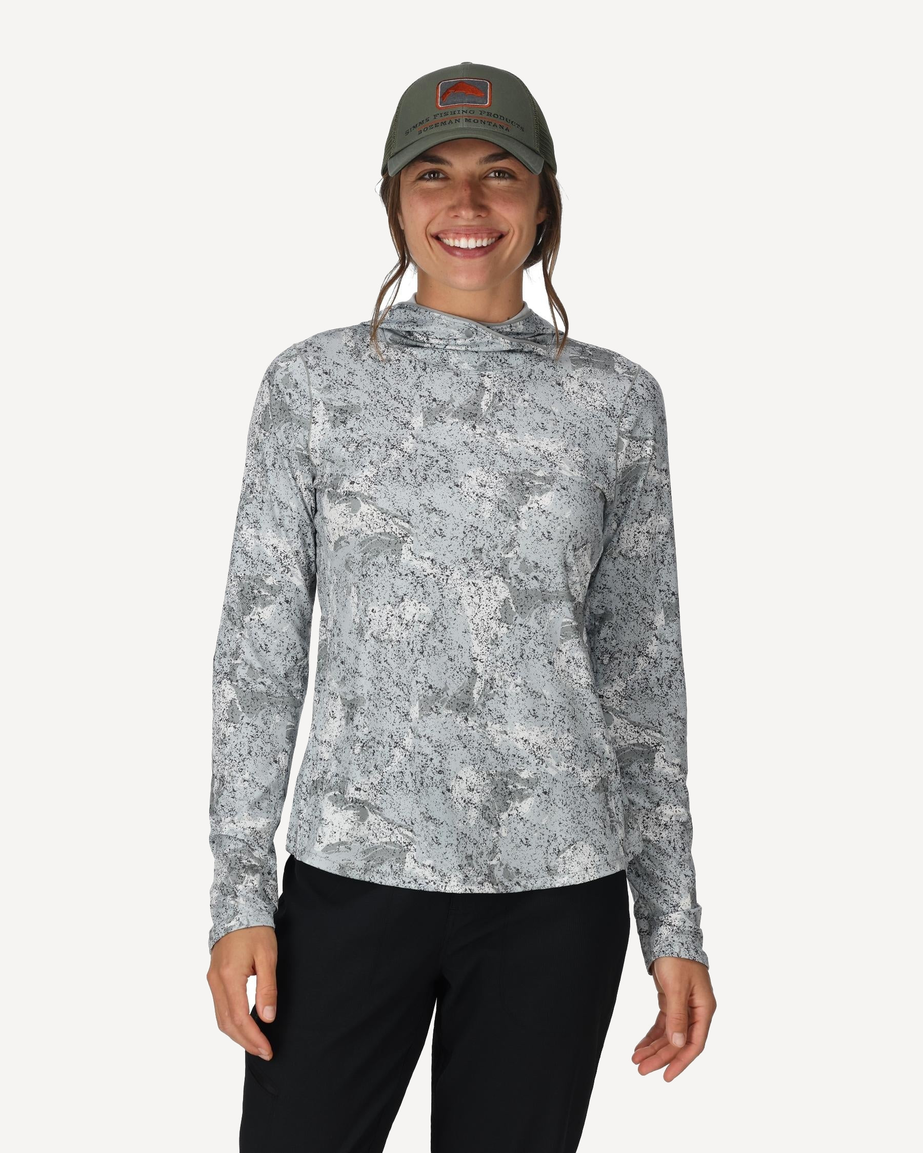ТермоХуди Simms Women's SolarFlex Hoody (Женский; XS; Back Eddy White) ТермоХуди Simms Women's SolarFlex Hoody (Женский; XS; Back Eddy White)