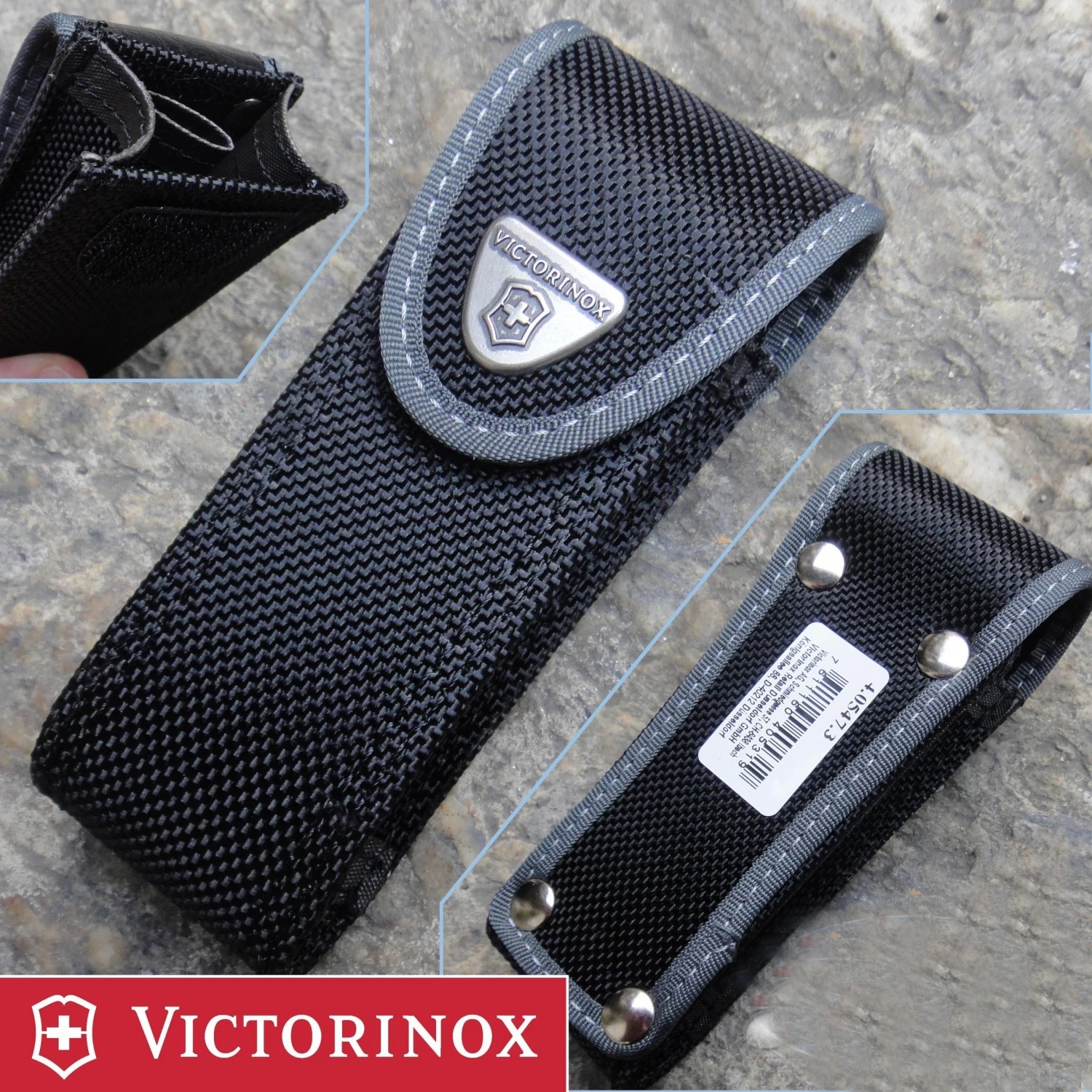 Чехол для ножей Victorinox 111 мм, нейлон (чёрный;)