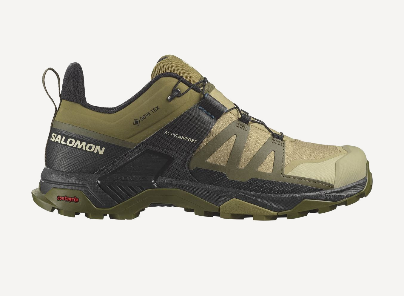 Salomon X ULTRA 4 GTX slate green olive night black RU 45.5 UK 11.5 USm 12 29.5