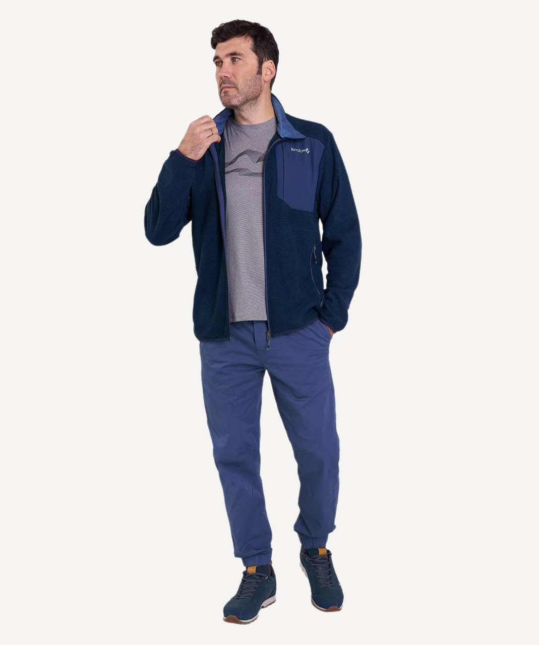 Джемпер флис RedFox Navi Man (Мужской; M; Шторм)