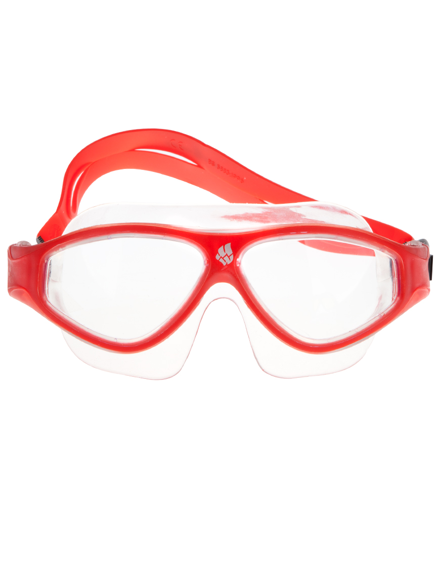 Очки для плавания Flame mask (прозрачные; Красный)
