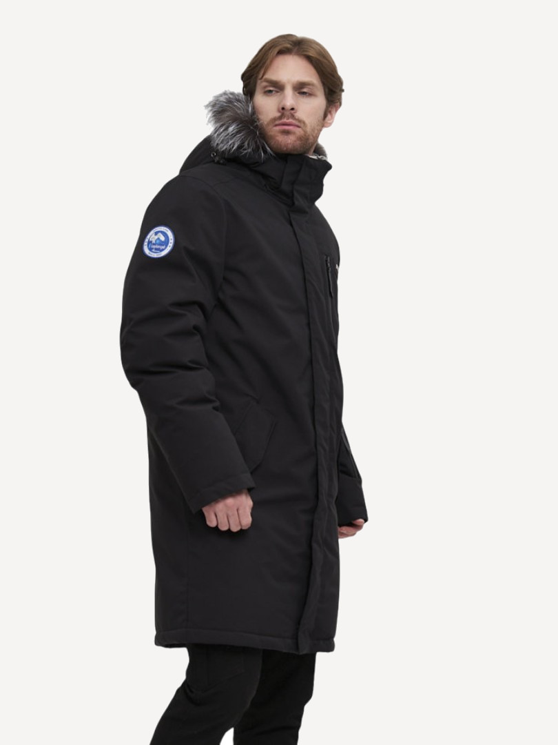 Пуховик Хаски Top Arctic Goose (Мужской; 58; Черный без*Меха)