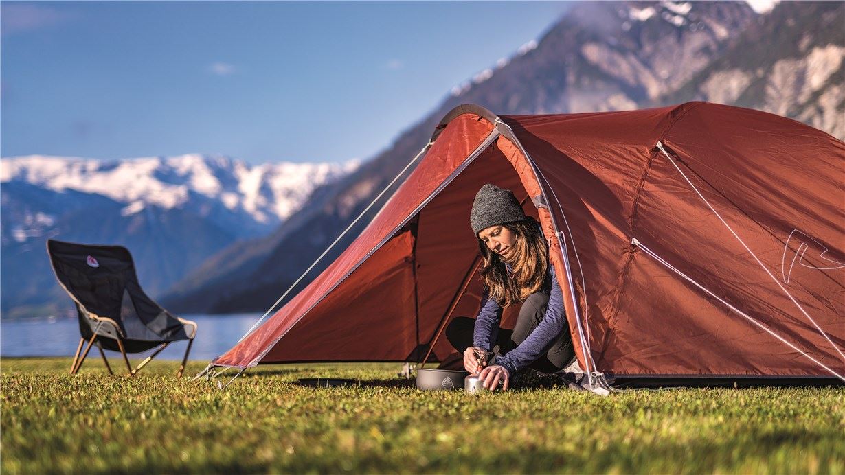 Горелка газовая Fire Midge Stove Titanium (red; титан)