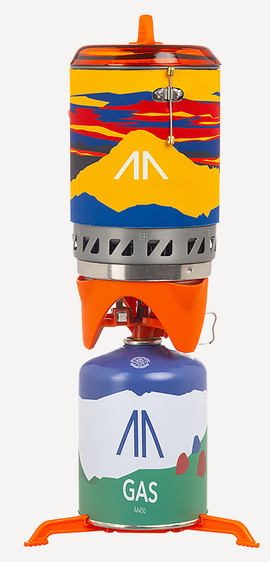 Газовая горелка GORAA Cooking System 1 л (Мультиколор / Серый)