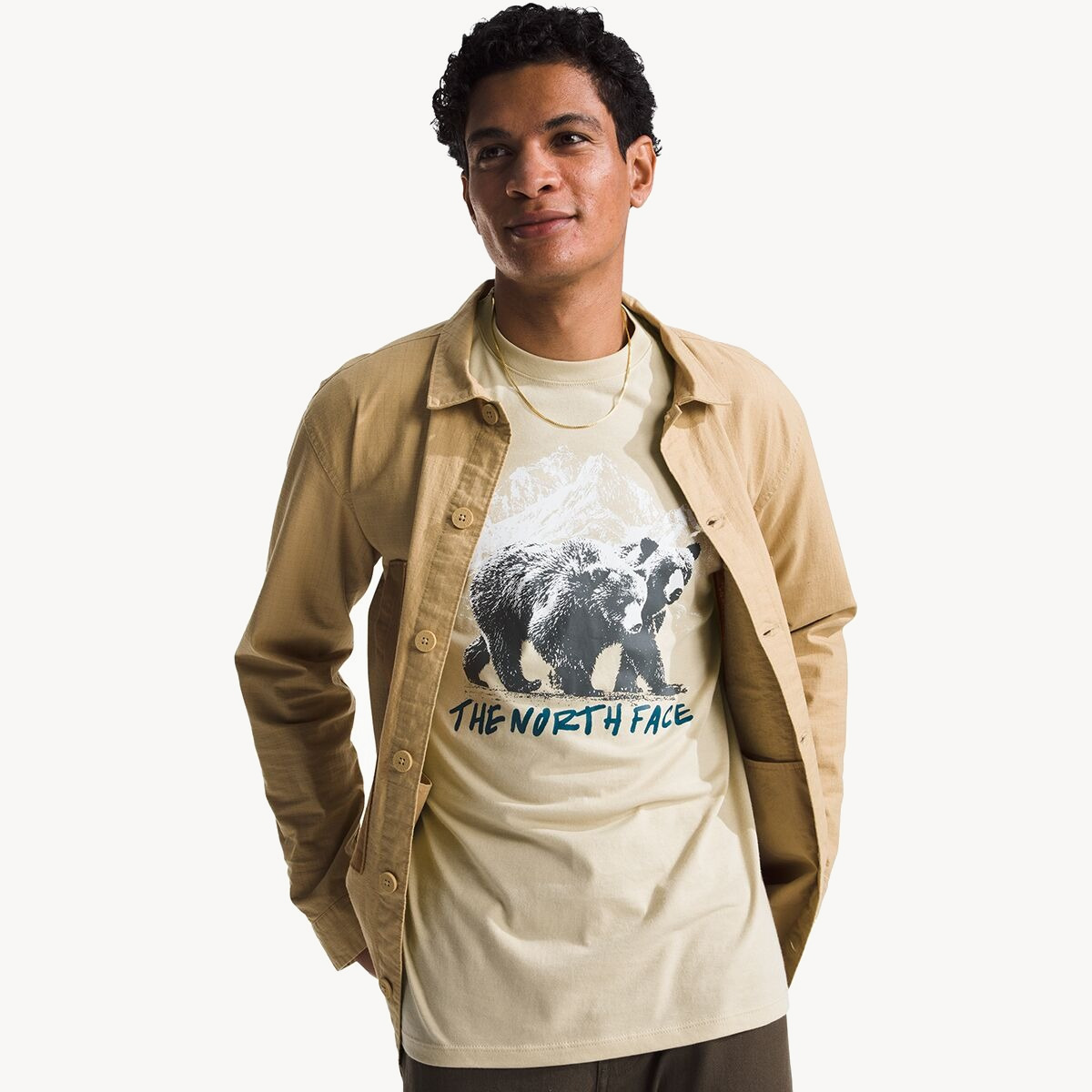 Футболка TNF S/S Bears Tee (Мужской; XL; Gravel)