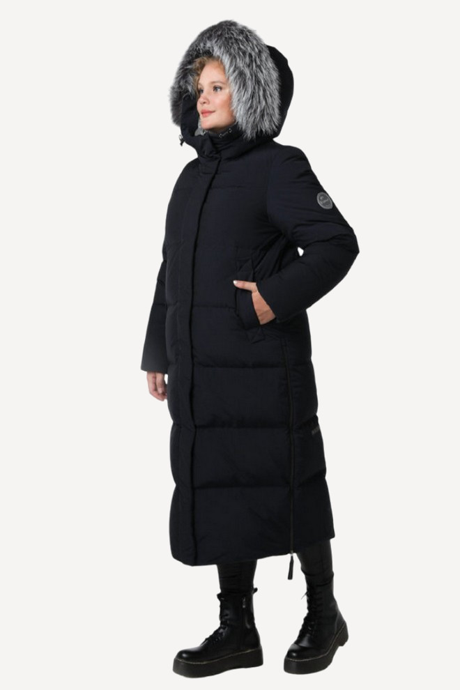 Пальто пуховое Сортавала Nordic Goose (Женский; 50; Темно-Синий без*Меха)