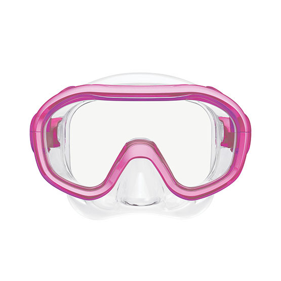 Комплект маска+трубка UCR-0211P в сумке (прозрачный силикон; CP)