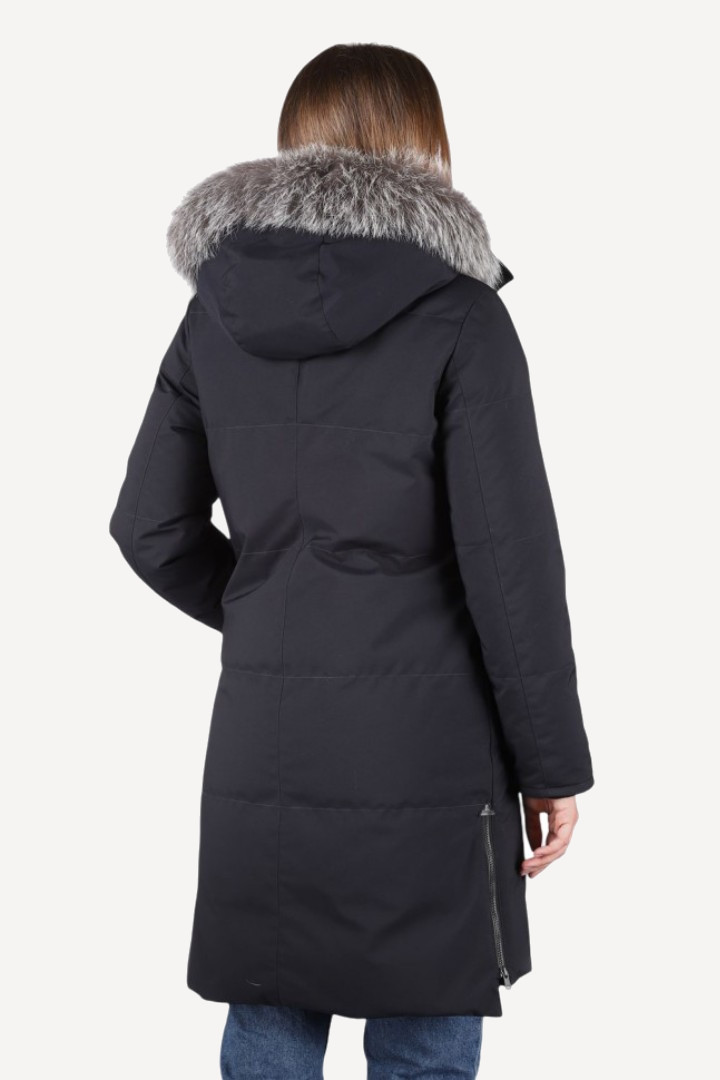 Пальто пуховое Скандия Top Arctic Goose (Женский; 52; Темно-Синий без*Меха)