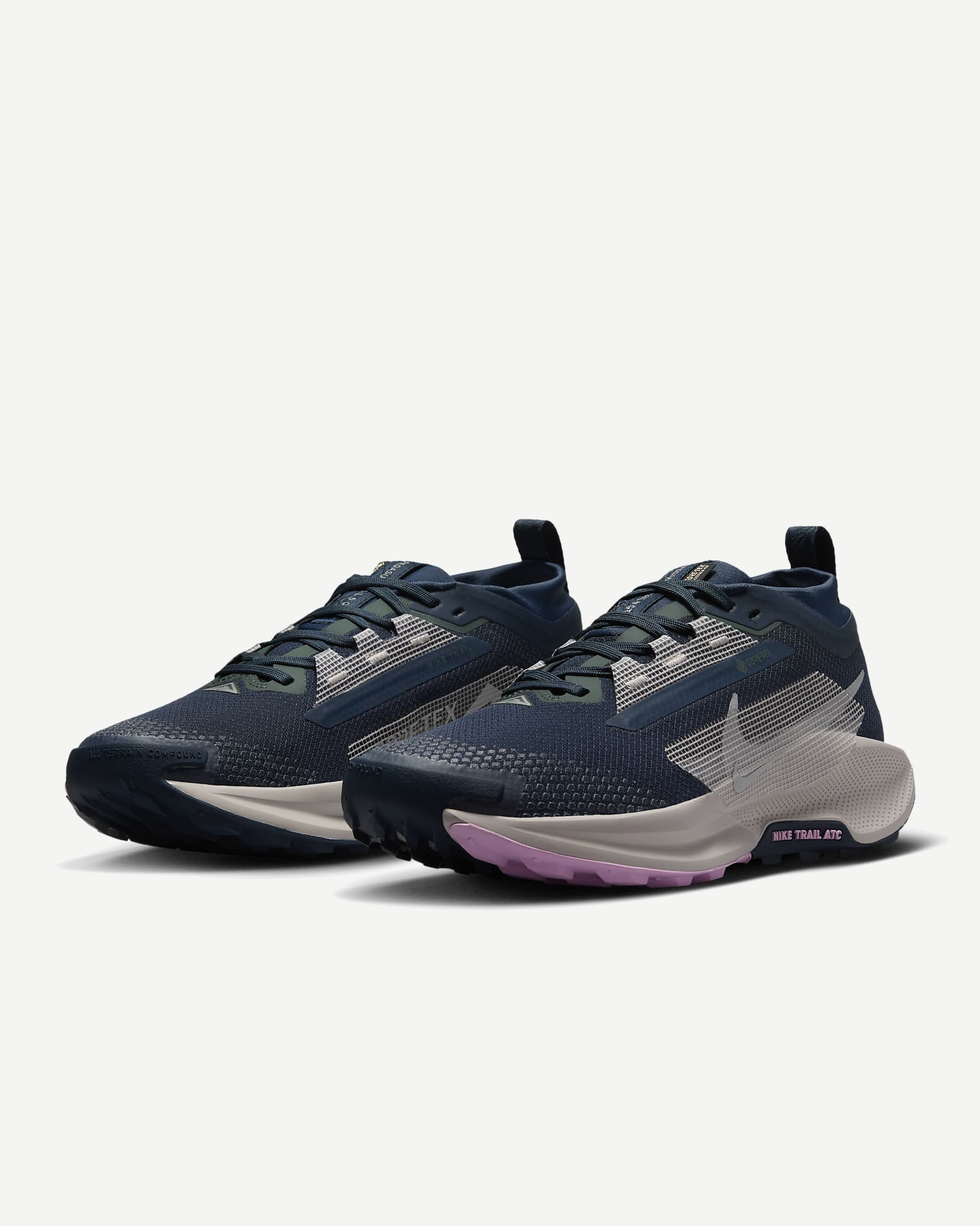 Кроссовки REACTX PEGASUS TRAIL 5 GTX Ws (RU 37.5 EU 38.5 USw 7.5 СМ 23.7; armoury navy/vintage green/platinum violet/armoury navy)