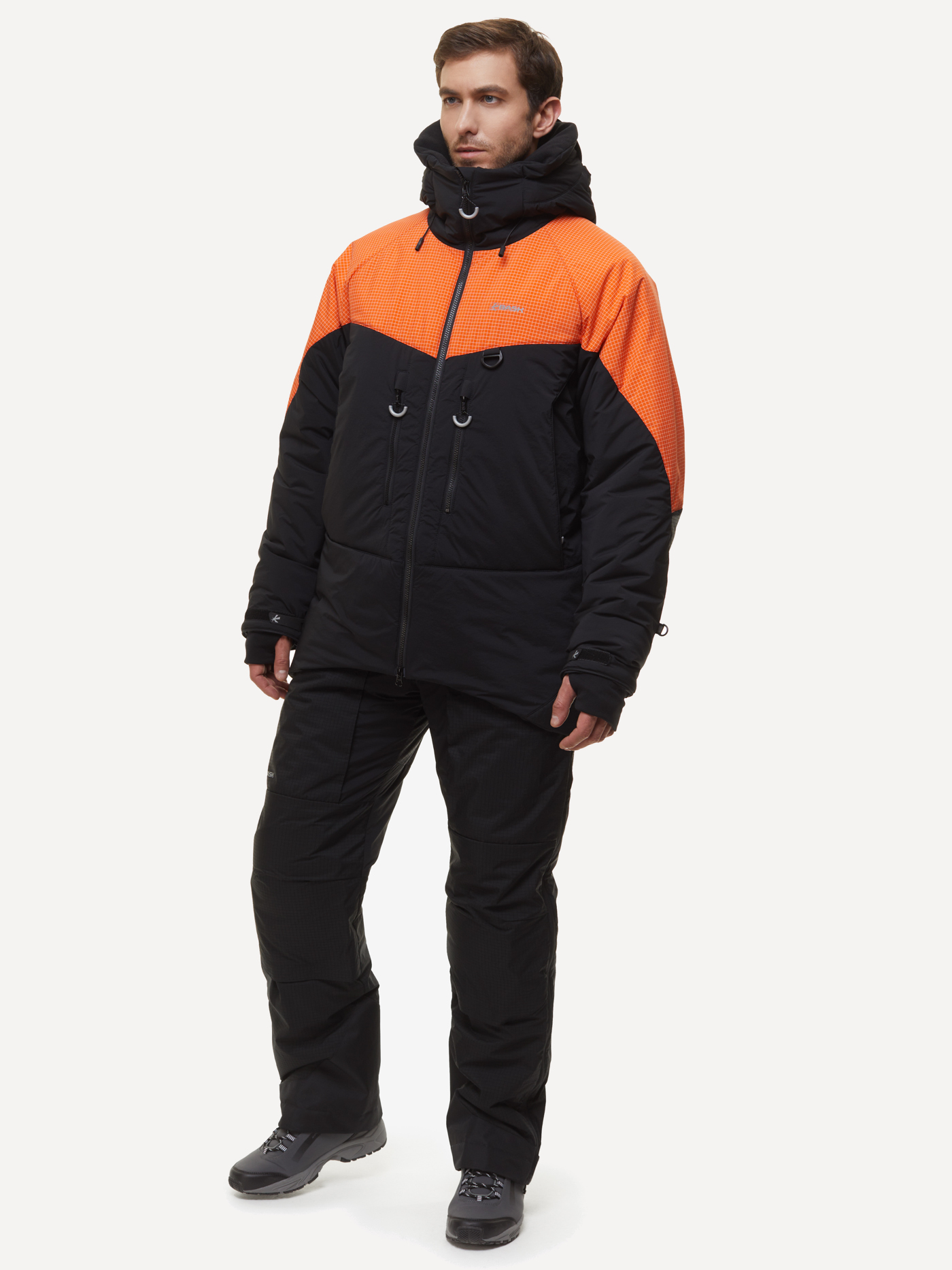 Куртка утепленная BASK VALDEZ V4 (; 50; черный / оранжевый)