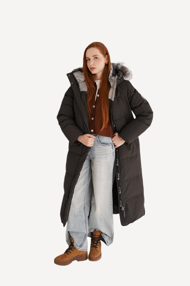 Пальто пуховое Сортавала Nordic Goose (Женский; 50; Графит без*Меха)