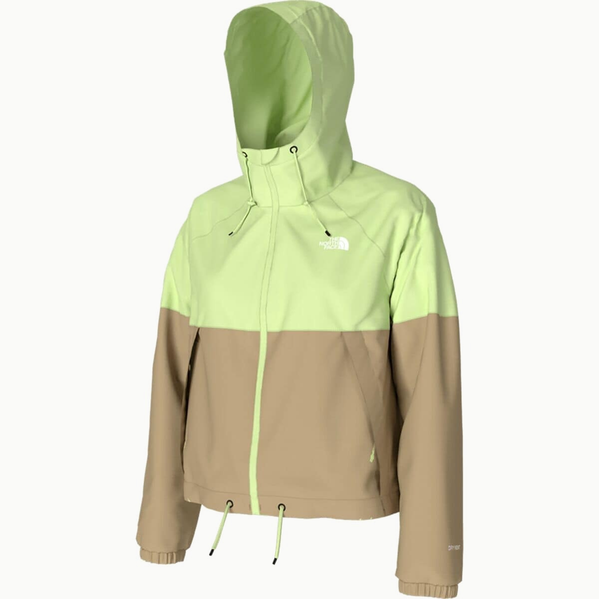 Куртка TNF W Antora Rain Hoodie (Женский; S; AstroLime KhakiStone)