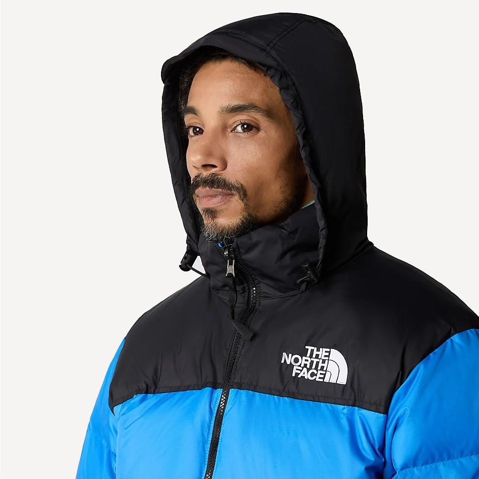 North face nuptse on sale jacket blue