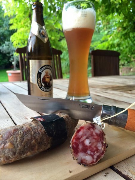 Нож складной Opinel Tradition №7 VRN (Carbon) 8см (Бук / угле. Сталь)