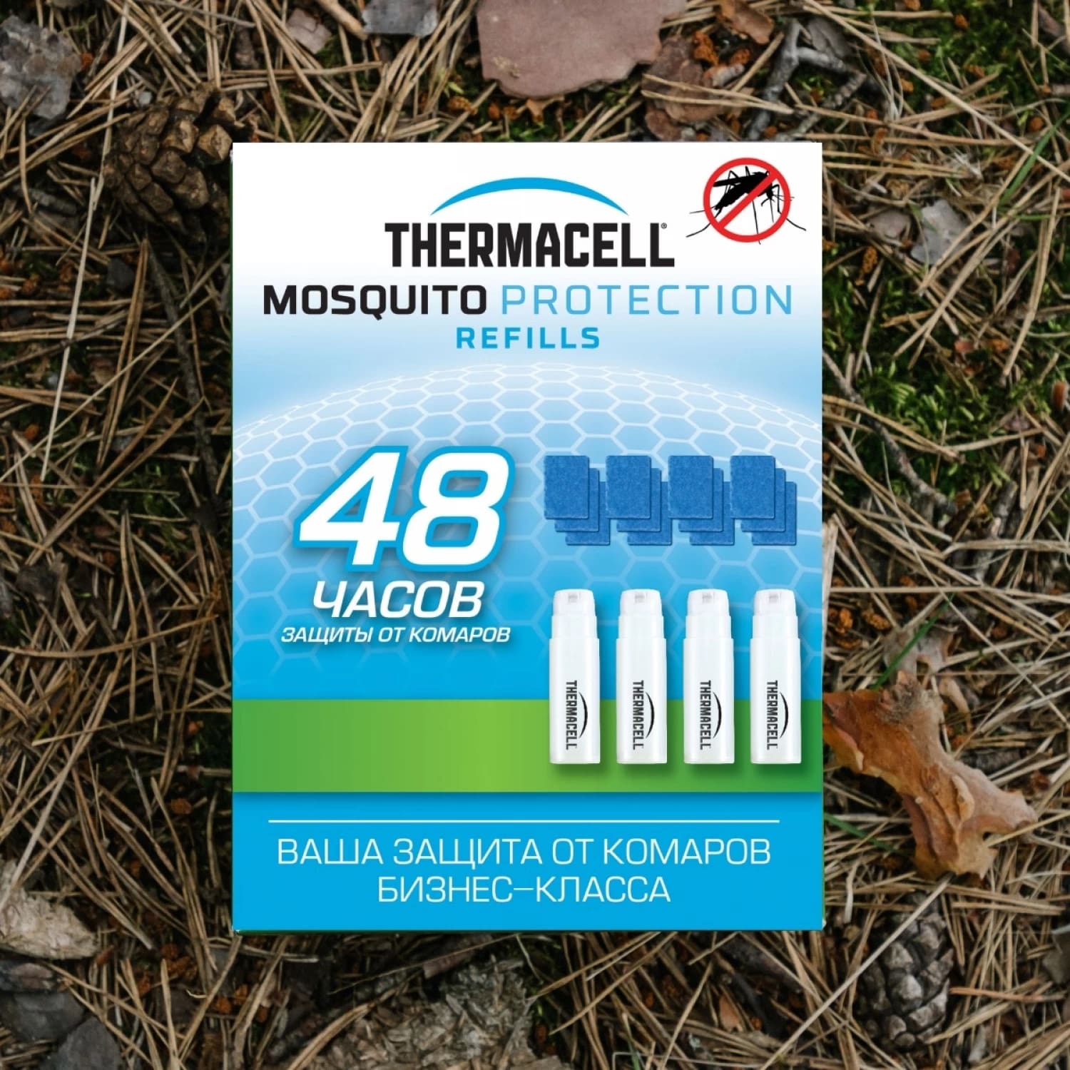 Набор рефиллов Thermacell MR 400-12 (4 газовых картриджа + 12 пластин)