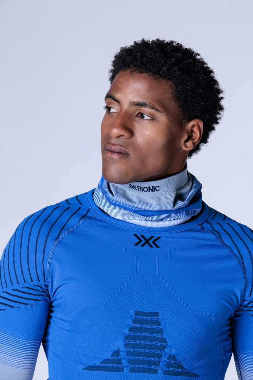 Шарф X-Bionic Invent Graphics Neckwarmer (; S/M(1); E411 Sage_Green/Light_Grey/Optical_White)