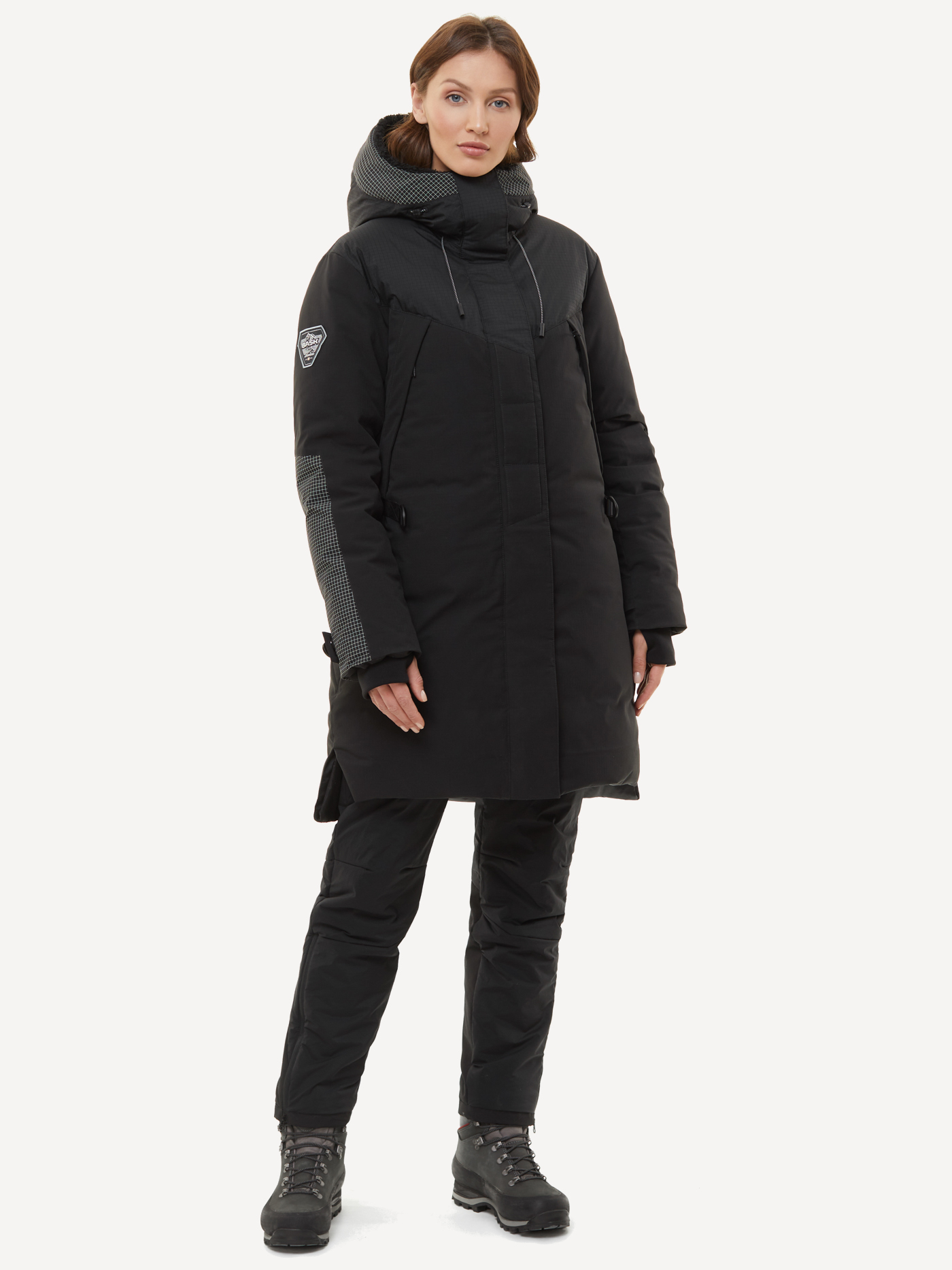 Пуховик BASK ECHO (Женский; 52; Черный) Пуховик BASK ECHO (Женский; 52; Черный)