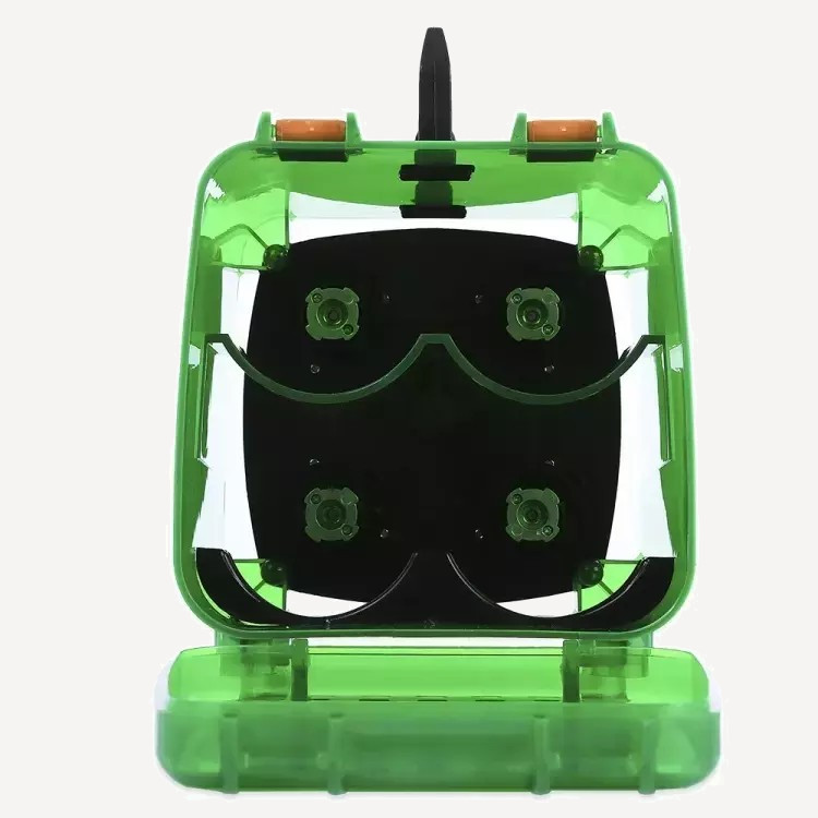 Кейс для работы 4 Цанговых баллонов BRS-Q5 (Зеленый/Черный, 215х155х185мм)