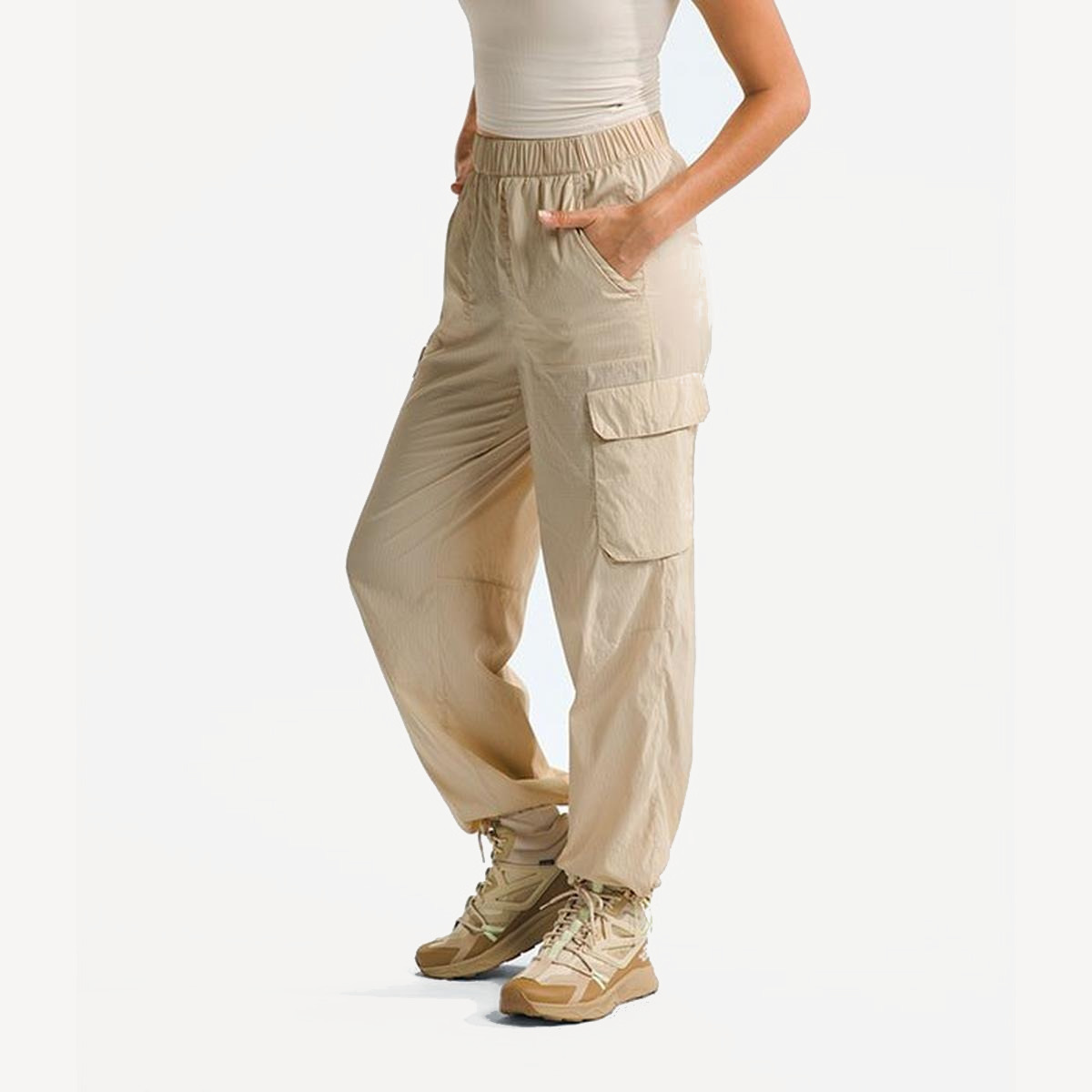 Брюки TNF W Spring Peak Cargo Pant (Женский; L; Gravel)