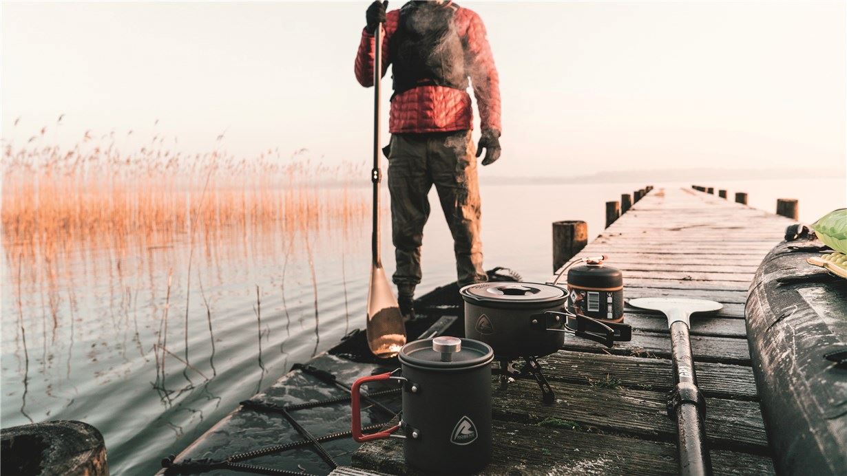 Горелка газовая Fire Beetle Stove (black; нержавеющая сталь)