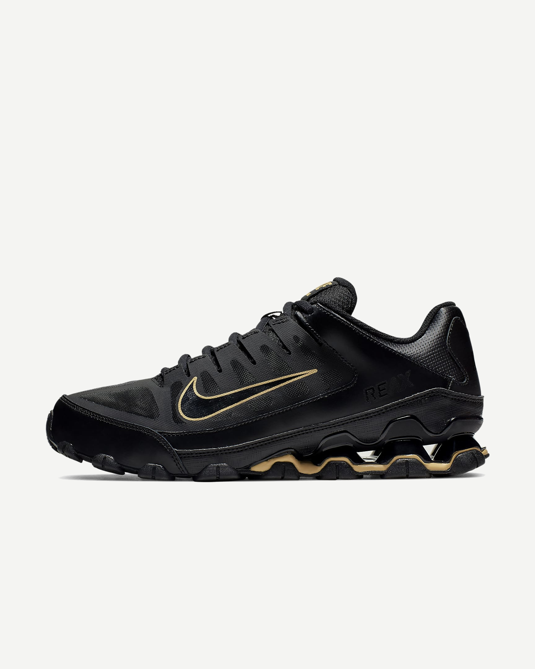 Кроссовки REAX 8 TR MESH M (RU 43.5 EU 44.5 USm 10.5 СМ 27.5; black/black/metallic gold) Кроссовки REAX 8 TR MESH M (RU 43.5 EU 44.5 USm 10.5 СМ 27.5; black/black/metallic gold)