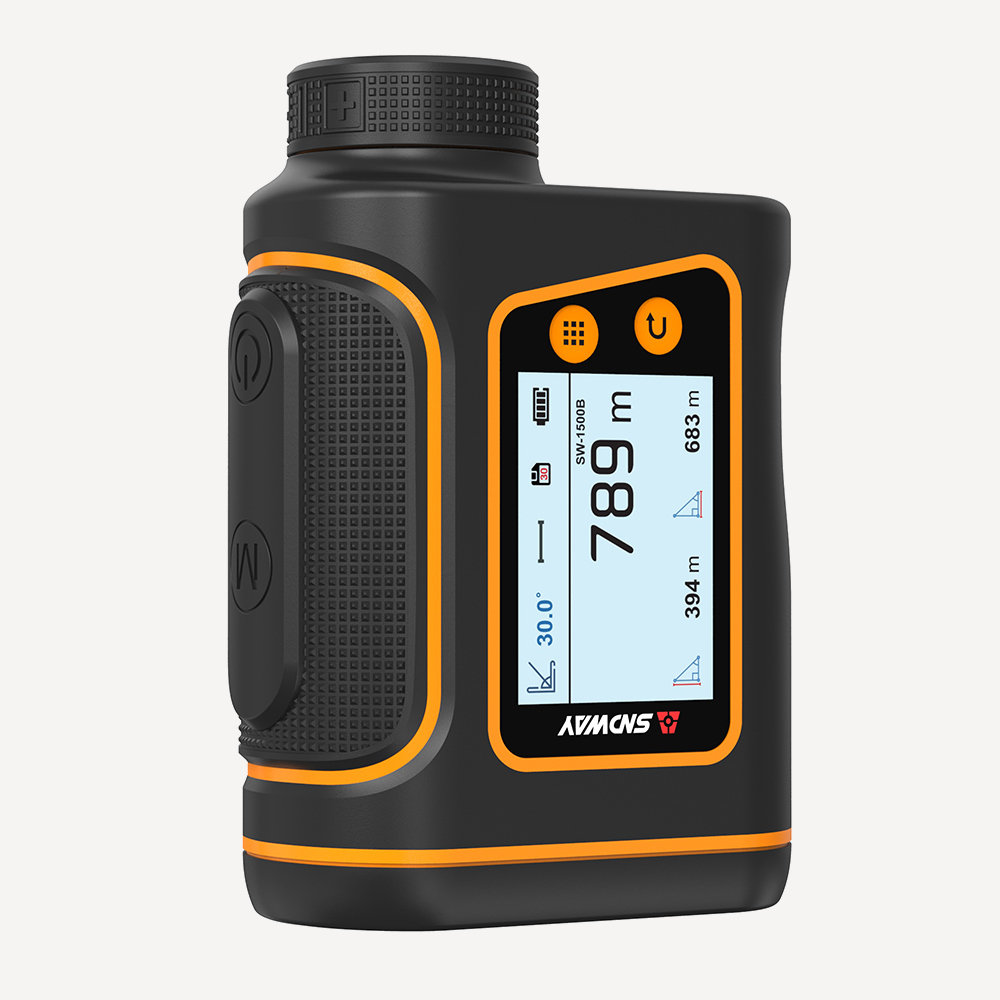 Лазерный дальномер SNDWAY SW-1000B (1Км, Экран LCD (40х27мм), USB-C)