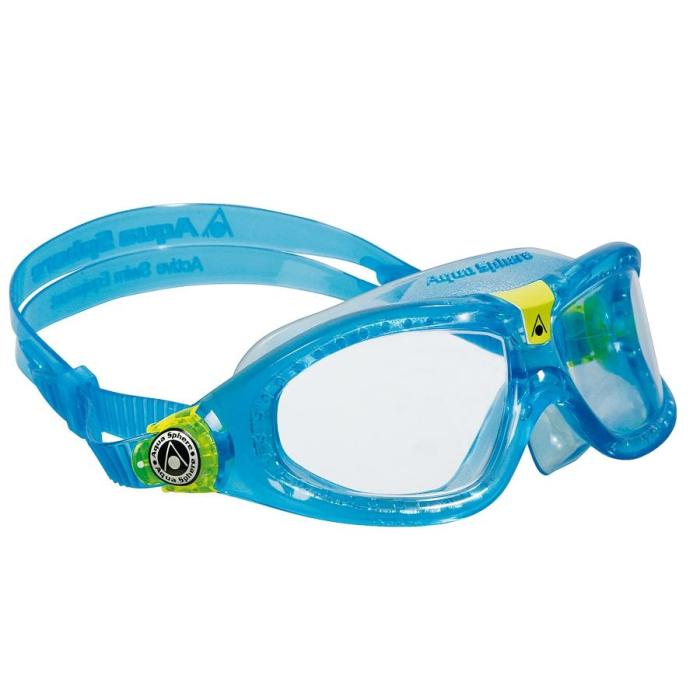 Очки для плавания Seal Kid 2 (прозрачные линзы; turquoise/lime)