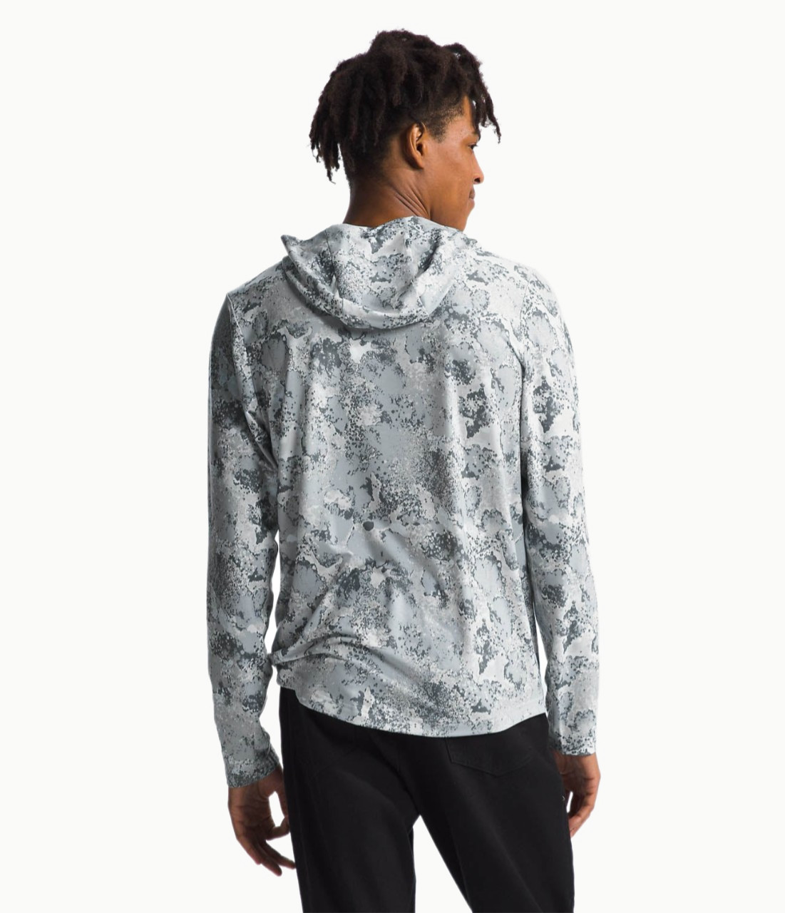 Лонгслив TNF Adventure Sun Hoodie (Мужской; XL; HighRiseGrey MossCamoPrint)