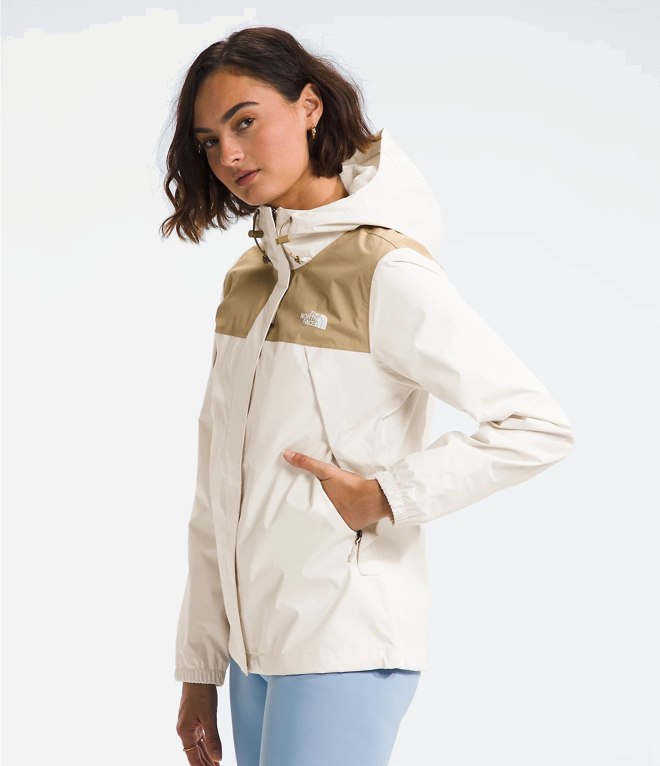 Куртка TNF W Antora Jacket (Женский; S; WhiteDune KhakiStone)