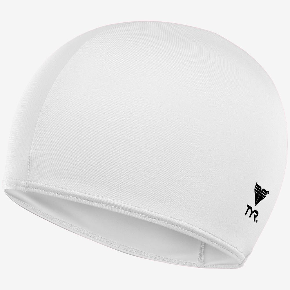 Шапочка для плавания Solid Lycra Cap (белый)