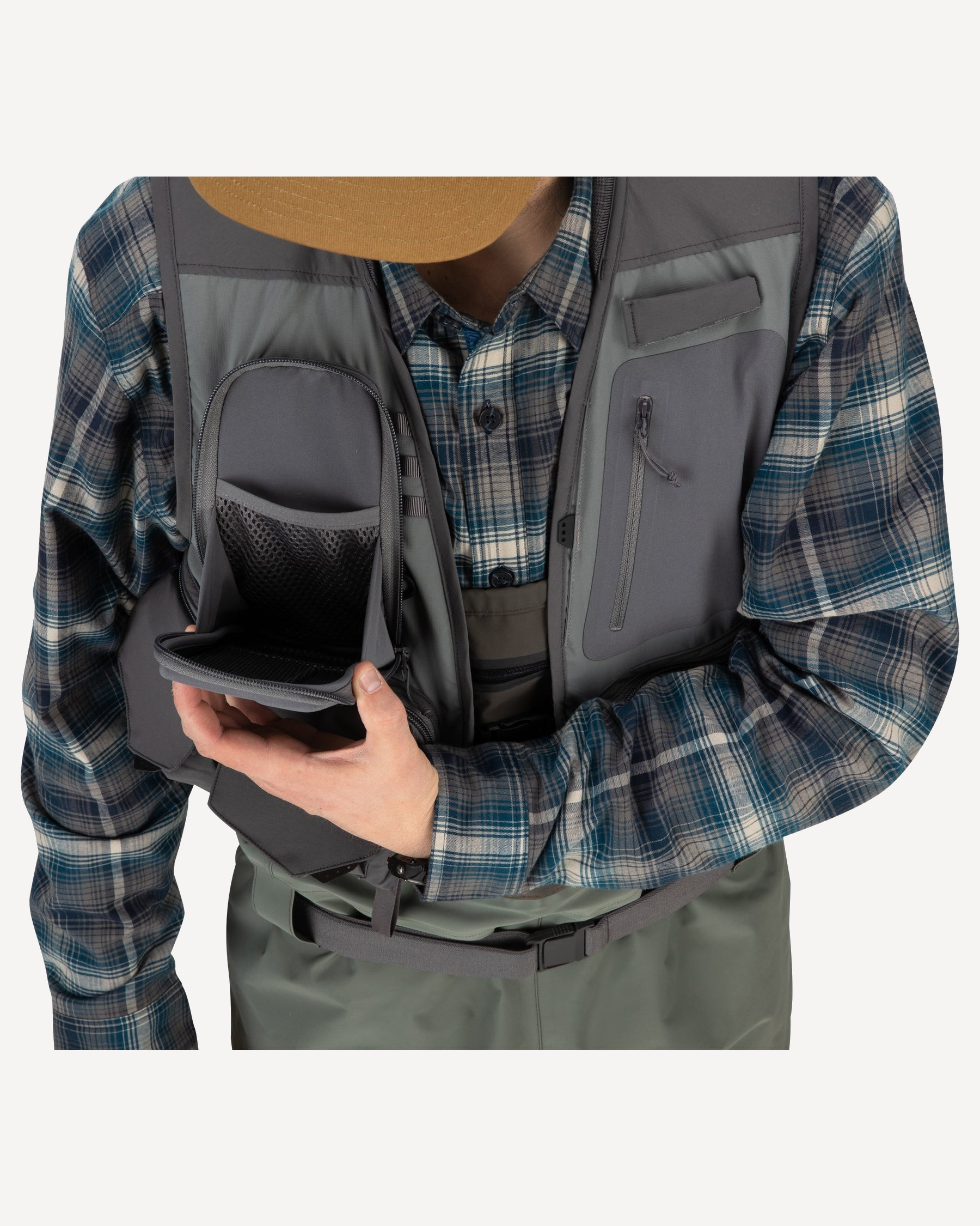 Жилет Simms Freestone Fishing Vest (Мужской; XL; Pewter)