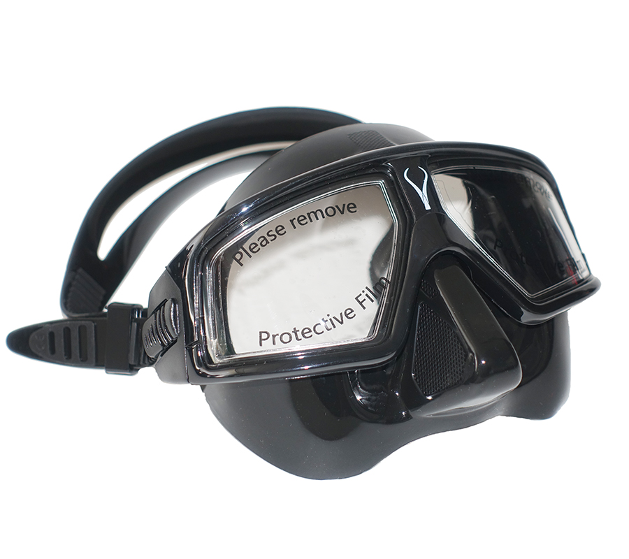 Маска Sferica (прозрачный силикон; white/black)