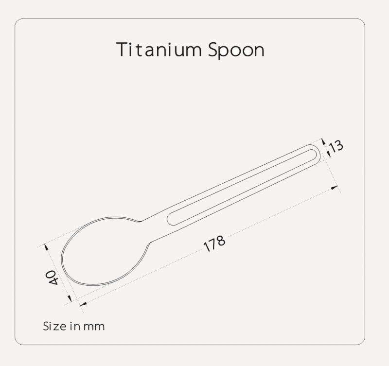 Ложка GORAA Titanium Spoon (Титан; 180х40х2 мм) Ложка GORAA Titanium Spoon (Титан; 180х40х2 мм)