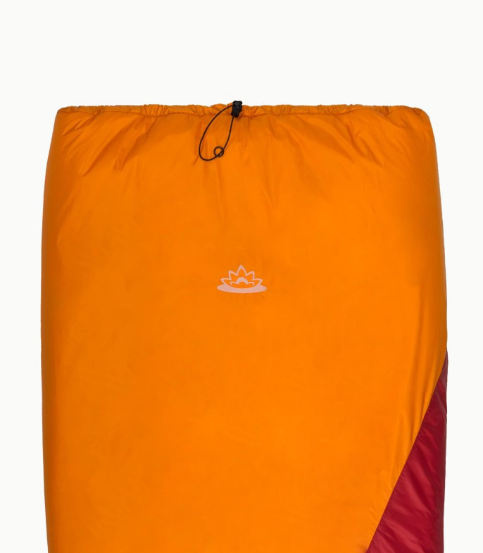 Спальник Квилт Шабр Reg (190х133х100 см; Манго/Пламя)