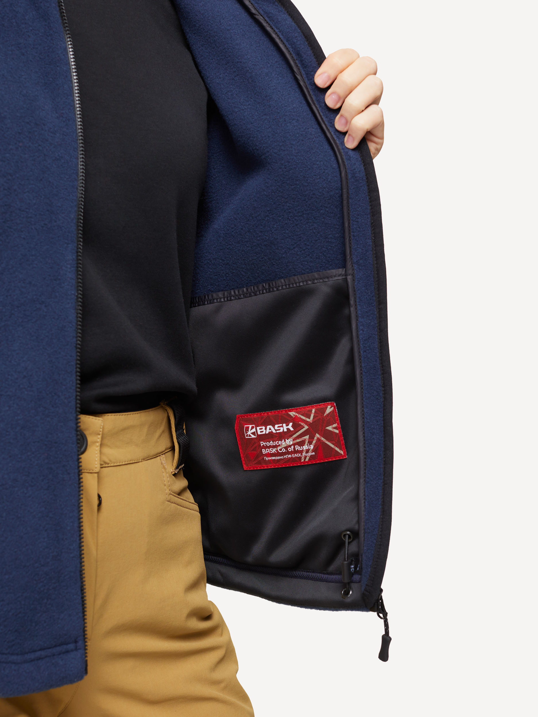 Кофта флисовая BASK Pol Jump LJ Жен (; 46; Синий Тмн)