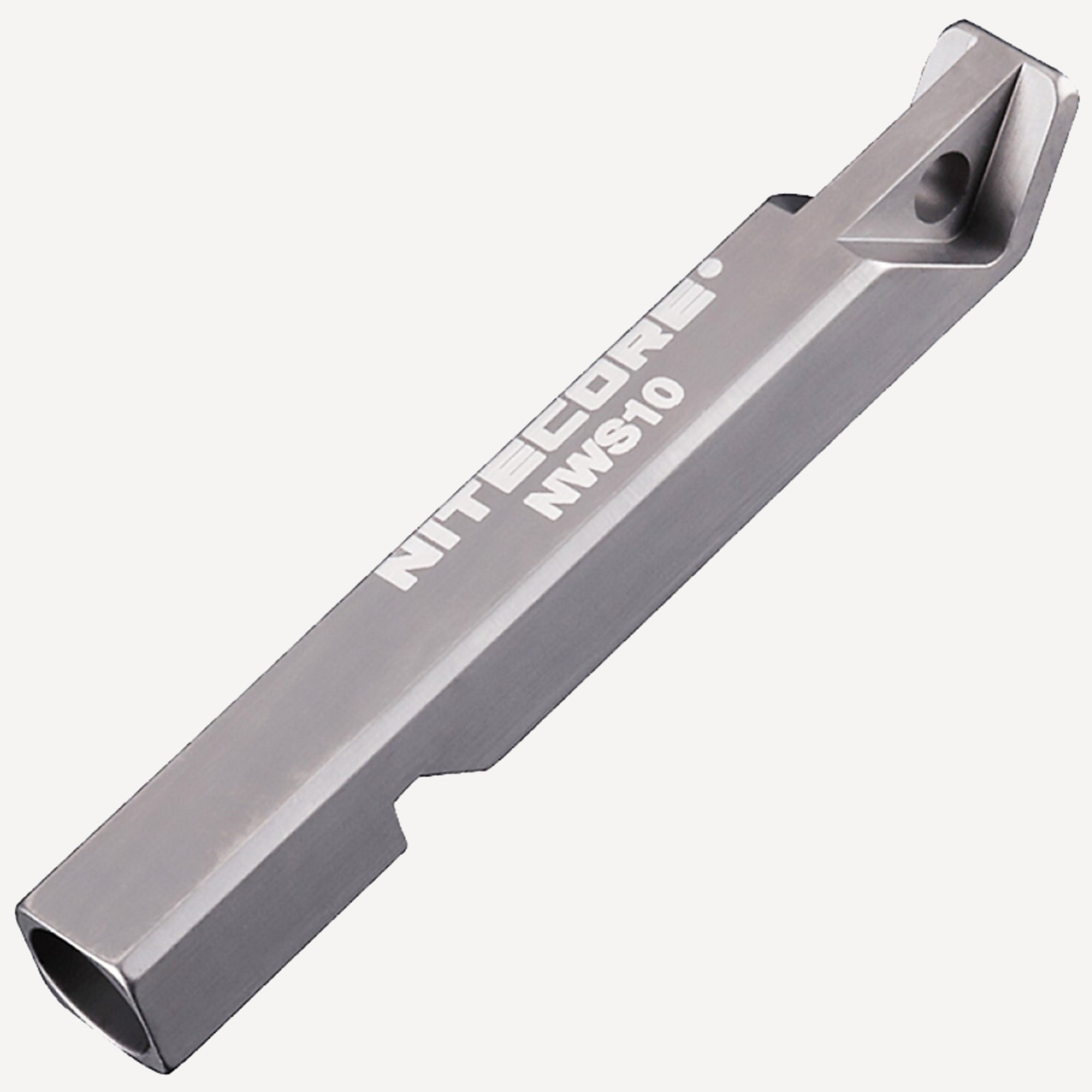 Свисток Титановый NiteCore NWS10 (Titanium TC4, 120dB(3-4kHz))