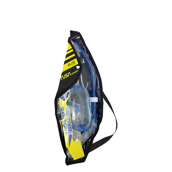 Комплект маска+трубка UCR-0211P в сумке (прозрачный силикон; FY)