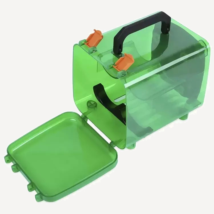 Кейс для работы 4 Цанговых баллонов BRS-Q5 (Зеленый/Черный, 215х155х185мм)