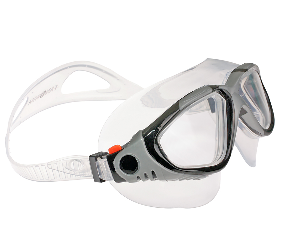 Очки для плавания FanSwim T19 (прозрачные; Серый)