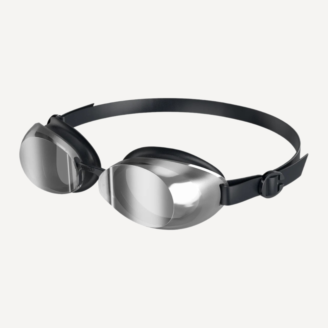 Очки для плавания Speedo Jet 2.0 Mirror (зеркальные; черный/серебряный)